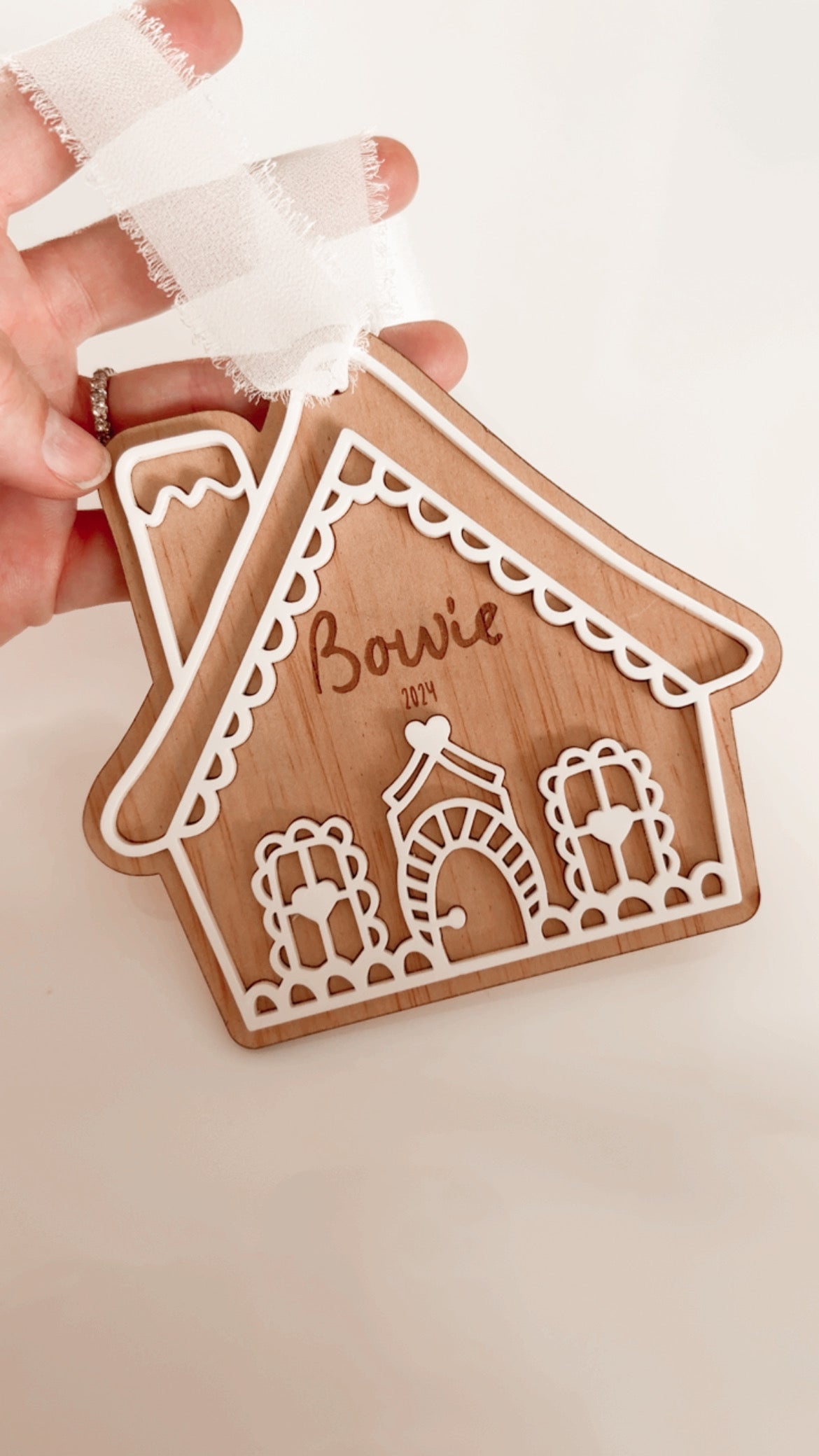 Gingerbread House Personalised Ornament