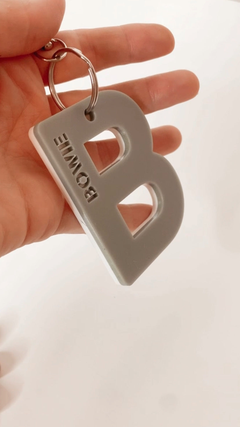 Letter - Double Layered Key Chain