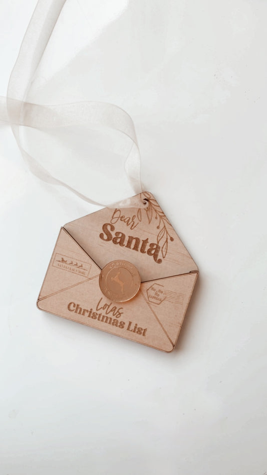 Letter to Santa Ornament