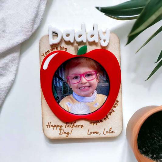 Fridge Photo Frame Magnet - Apple