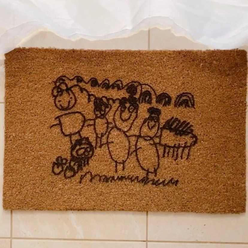 Childs Drawing Door Mat