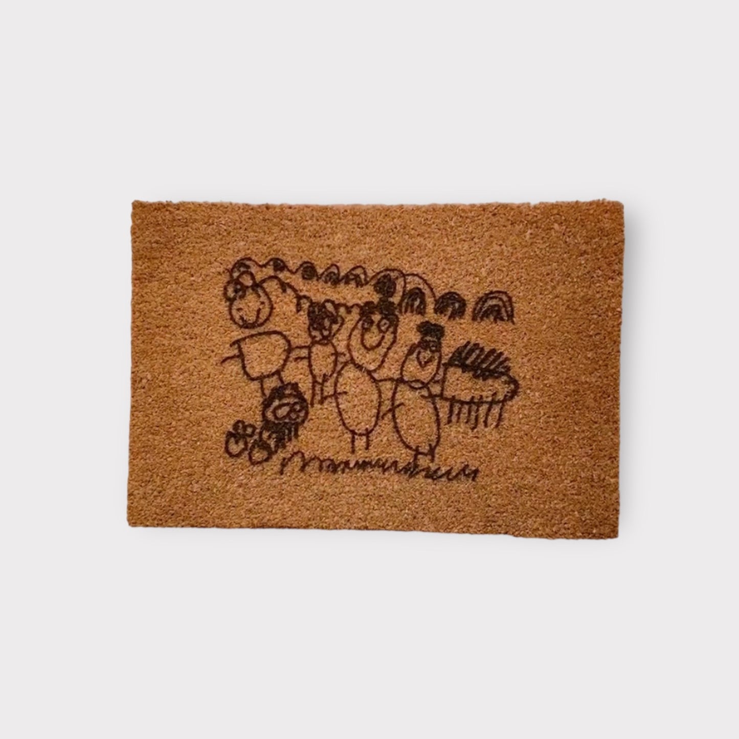 Childs Drawing Door Mat